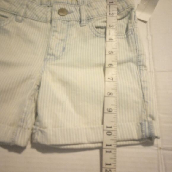 ✨ NWT Gap kids adjustable waist striped denim shorts - Picture 6 of 13